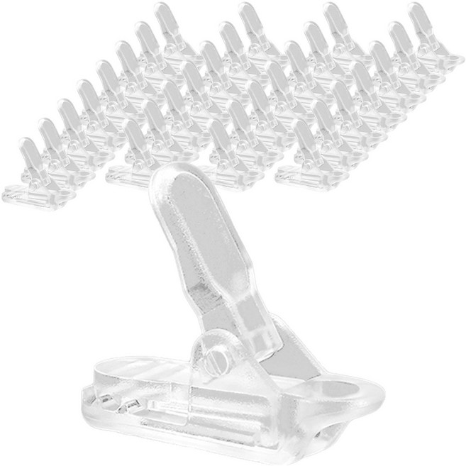 올쉴드 캠핑용품 텐트 스토퍼 고정 타프클립 50p, 06 투명