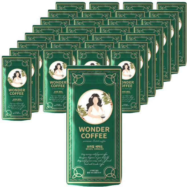 헬리빈 원더 파우치 브라질 세하도 더치커피 NY2, 30ml, 1개입, 40개