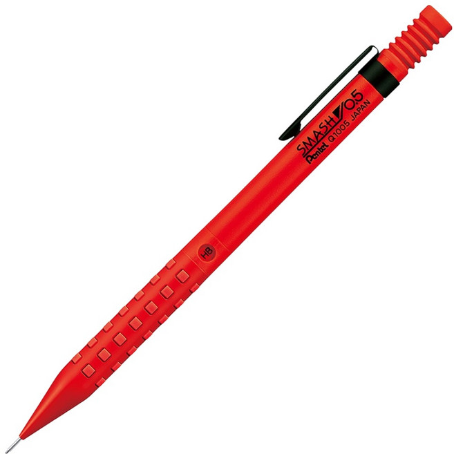 펜텔 스매쉬 샤프 레드 Q1005-B, 0.5mm, 1개