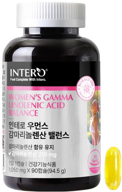 인테로 우먼스 감마리놀렌산 밸런스 94.5g, 90정, 1개