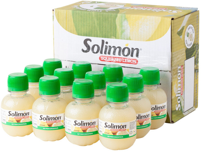 솔리몬 스퀴즈드 레몬즙, 125ml, 12개