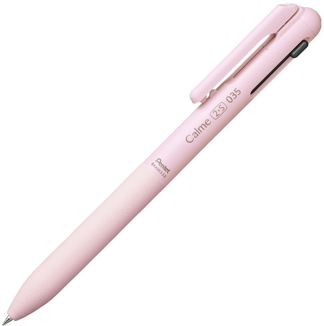 펜텔 카르므 다기능 멀티 볼펜 앤 샤프 0.35mm BXAW333, 핑크, 1개