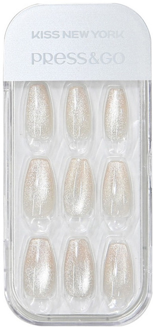 키스뉴욕 프레스앤고 네일팁, 1개, 샴페인 글라스