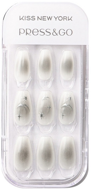 키스뉴욕 프레스앤고 네일팁, 미드나잇 유성, 1개