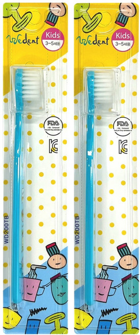 위덴 ALL 미세모 어린이 칫솔 3~5세, 1개입, 2개