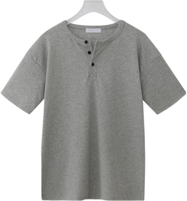 엠엔씨 남성용 스판 헨리넥 머슬핏 반팔티 MDBT798RC