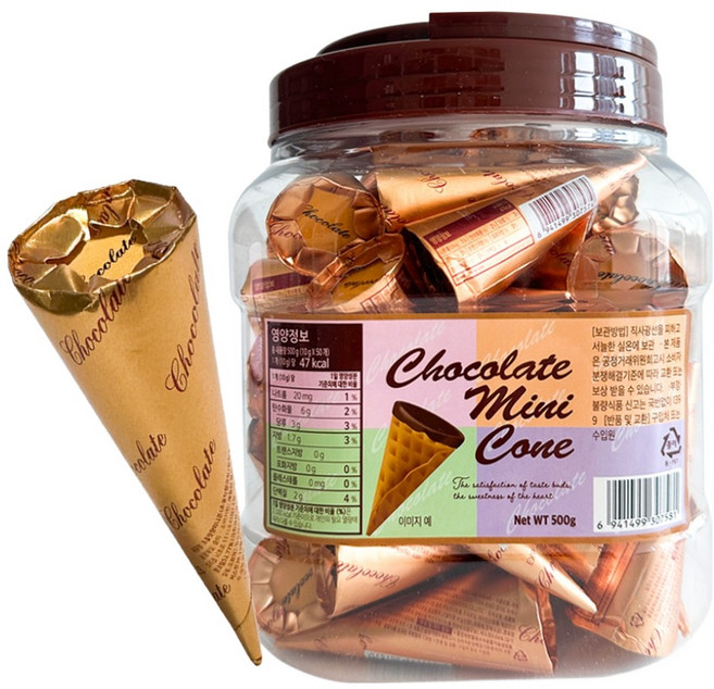 초콜릿향 미니초코콘, 1개, 500g