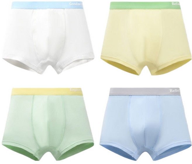 남아용 학생 아이스 리오셀 사각 드로즈 4종 세트