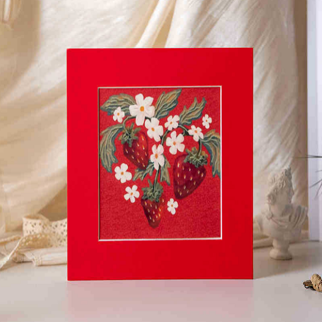 실버제로 폼보드 액자 + 스탠드 브라켓 세트, 10세트, 레드