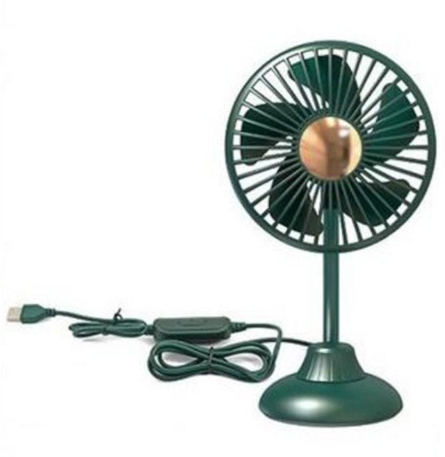 GGOTDA 다용도 탁상용 싱글 USB 선풍기, 그린, F502