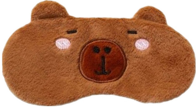 KODACHIEF 감각적인 수면안대 카피발라 바보 18 x 9 cm, 1개