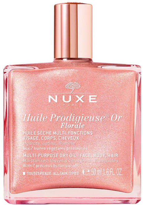 NUXE 巴黎歐樹 活顏花漾閃亮精華油, 1個, 50ml