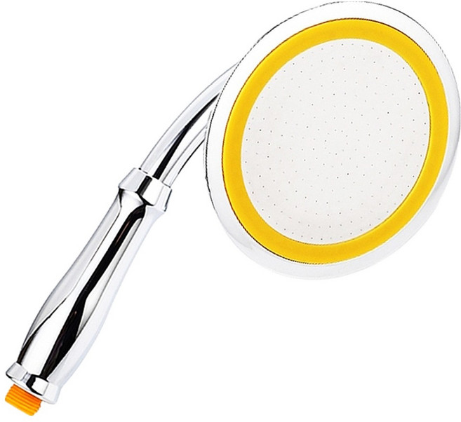 超大面板蓮蓬頭/蓮蓬頭頂噴/花灑/加壓蓮蓬頭/手持蓮蓬頭 6吋, 1個, 銀色