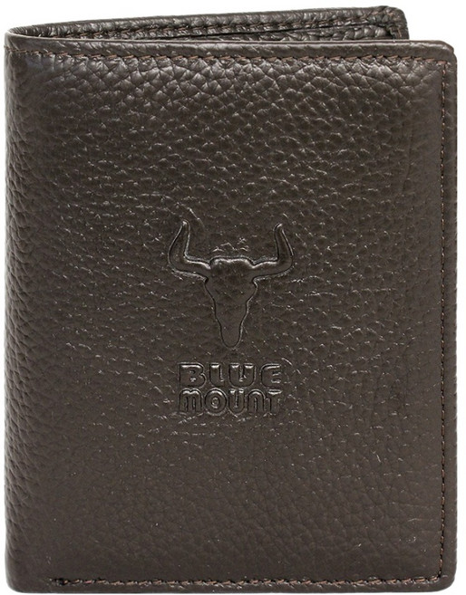 블루마운트 남성용 소가죽 중지갑 APZF6002