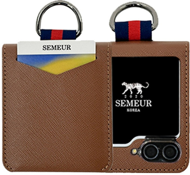 케이스퍼시픽 루미노스 가죽 링고리 힌지보호 카드수납 휴대폰 케이스