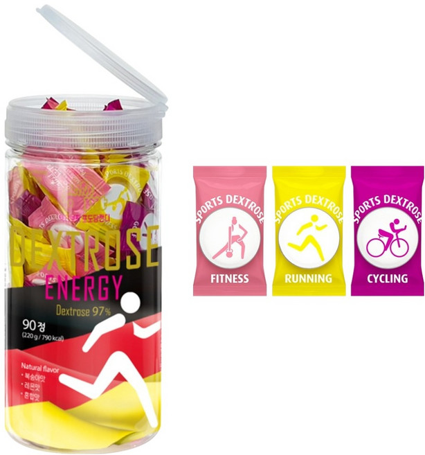 액티브핏 포도당 캔디 대용량, 90정, 1개