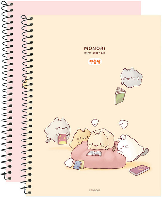 핑크풋 모노리 연습장 4종 랜덤 2p 세트, 랜덤발송, 1세트