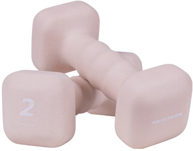 스케쳐스 플로우 사각 아령 덤벨, 2kg, 2개