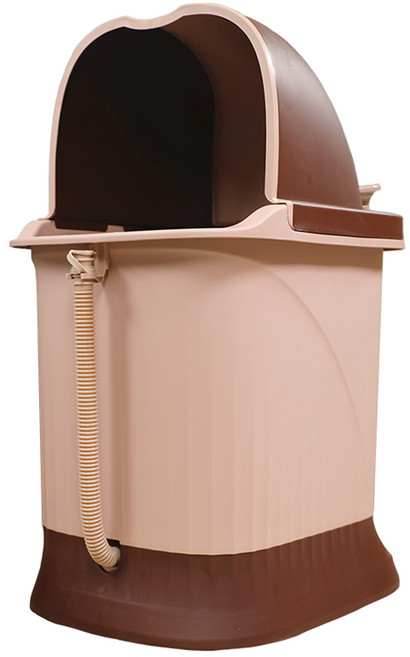 MRF 健身大師 腳底電動按摩泡腳機 SPA會所專用 桶身72cm, 咖啡色, HY-8816