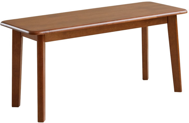 베스트리빙 버니 2인 원목 벤치의자, 월넛