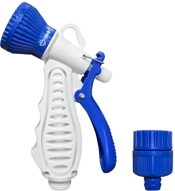 월드크린 블루젯 다목적 물 호스 스프레이 건, 1개, 혼합색상