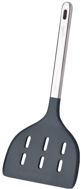 르메이드 에센셜 스텐 304 실리콘 조리도구 와이드 뒤집개 134 x 285 mm, 딥 차콜, 1개