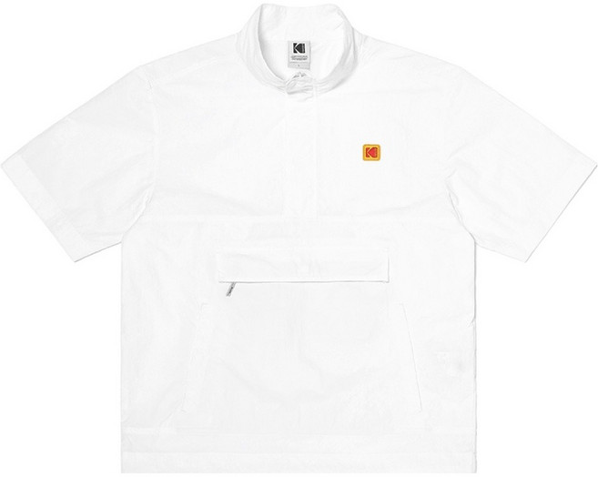 코닥어패럴 남녀공용 컬러플러스 스텐넥 반팔 아노락 나일론 티셔츠