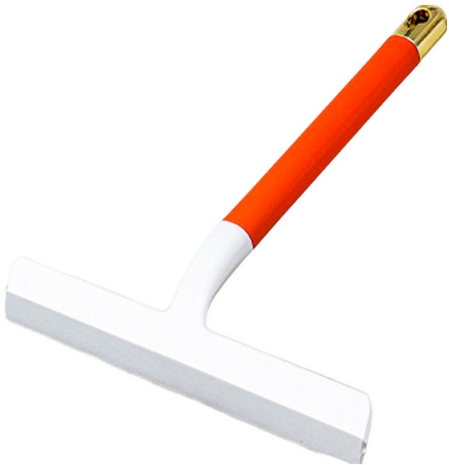 더자카 프리미엄 실리콘 욕실 스퀴지 24 x 25.5 cm, 오렌지, 1개