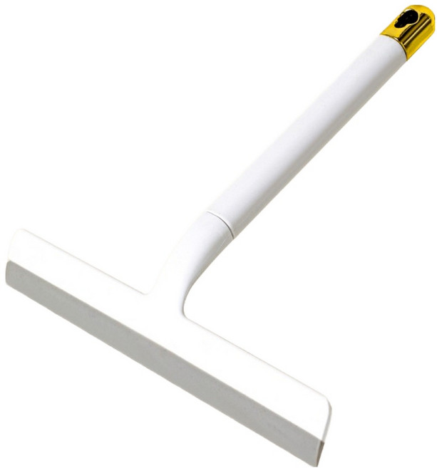 더자카 프리미엄 실리콘 욕실 스퀴지 24 x 25.5 cm, 화이트, 1개