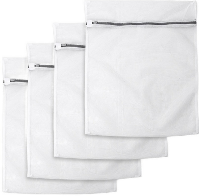마더스홈 무형광 사각 세탁망 50 x 60 cm, 화이트, 4개
