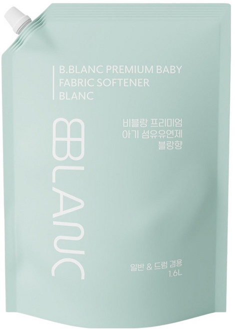 비블랑 유아 섬유유연제 블랑향 리필, 1개, 1.6L