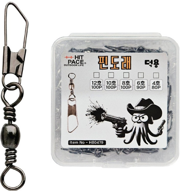 히트페이스 대용량 핀도래 덕용, 100개입, 1개