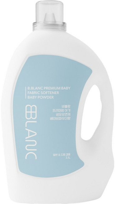 비블랑 유아 섬유유연제 베이비파우더향 대용량, 3.1L, 1개
