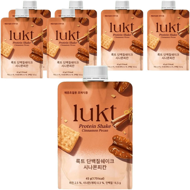 룩트 단백질쉐이크 시나몬피칸, 45g, 7개