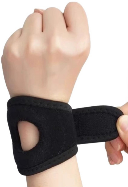 마레브 TFCC 손목 압박 보호대, 2개, 블랙