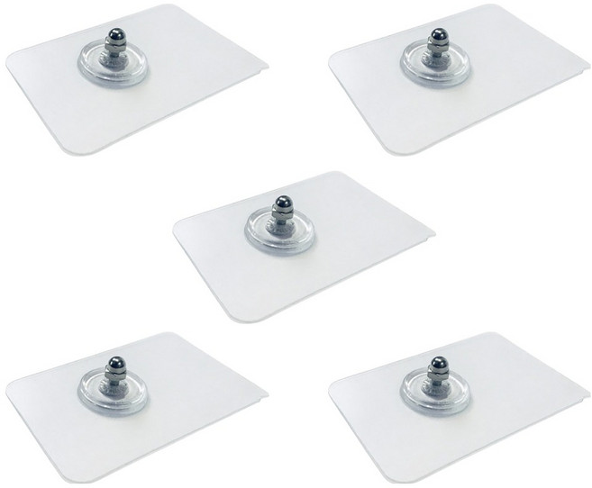 小麥購物 強力免打孔無痕螺絲貼片 L1010, 5個