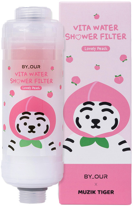 바이아우어 무직타이거 더 안심 비타민 샤워필터, 1개, 러블리피치