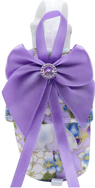 올하이 앵무새 하네스 옷 기저귀 05 보라색 벚꽃 M, 1개