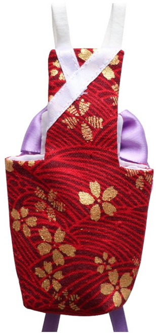 올하이 앵무새 하네스 옷 기저귀 04 붉은 황금 꽃 S, 1개