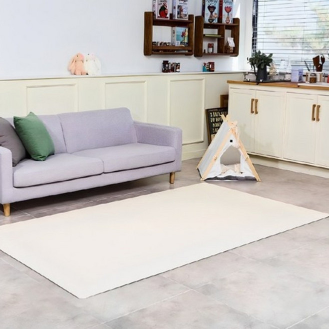 DING DONG PET 寵物防滑防水地墊, 1個, 乳白色