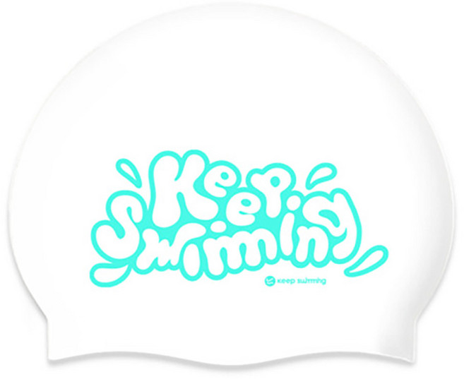 킵스위밍 스플래쉬 실리콘 수모, 민트, 1개