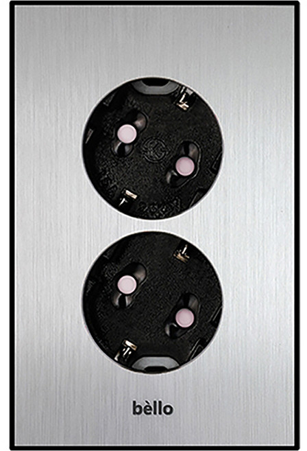 위너스 벨로실버 매입 2구 콘센트, 1개