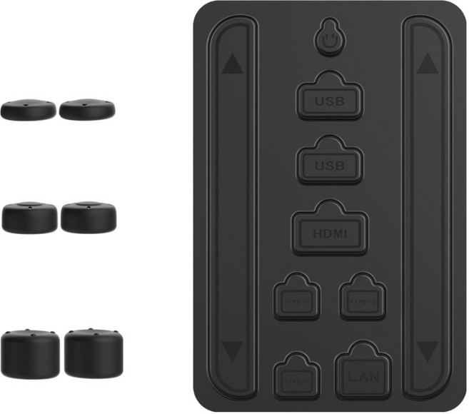 DOBE Switch2 主機防塵套裝組, 黑色, 1組, TNF-5165