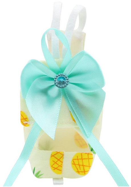 올하이 앵무새 하네스 옷 기저귀 02 노란색 파인애플 L, 1개