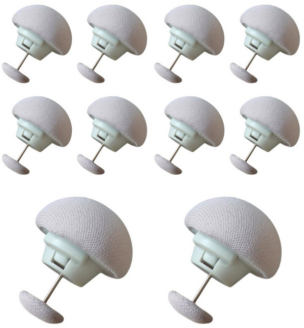 온트리 밀림방지 이불 고정핀, 그레이, 10개