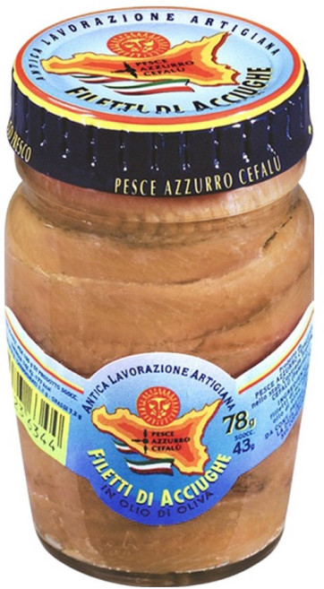 페스체아주로체파루 페세아주로 체팔루 앤초비, 78g, 1개