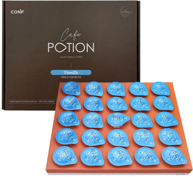 코엔에프 아메리카노 바닐라향 포션커피, 20g, 25개입, 1개