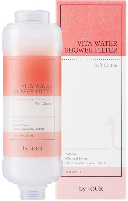 바이아우어 더 안심 비타민 샤워필터, 1개, 소프트코튼향