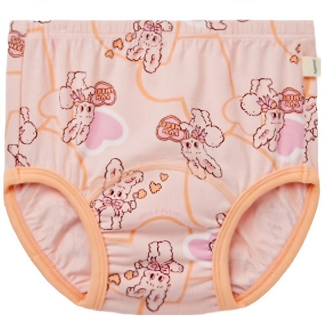 첨이첨이 유아용 IFC 여유 대나무 배변훈련팬티, 02 피치, 1개