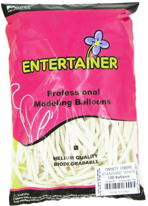 네오텍스 160N 요술풍선, 스탠다드화이트, 1개